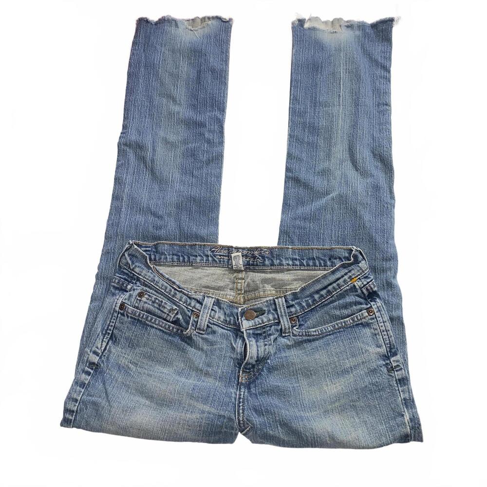 Abercrombie Y2K Low Rise Stretch Jeans Size 4 Light Wash Vintage 2000s